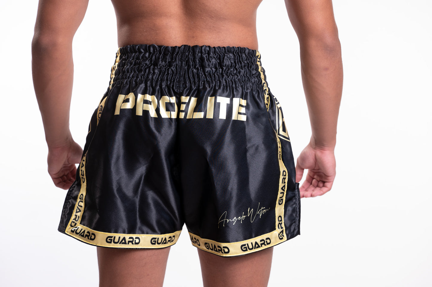 Guard-Fightgear Kickboks Broekje Zwart/Goud