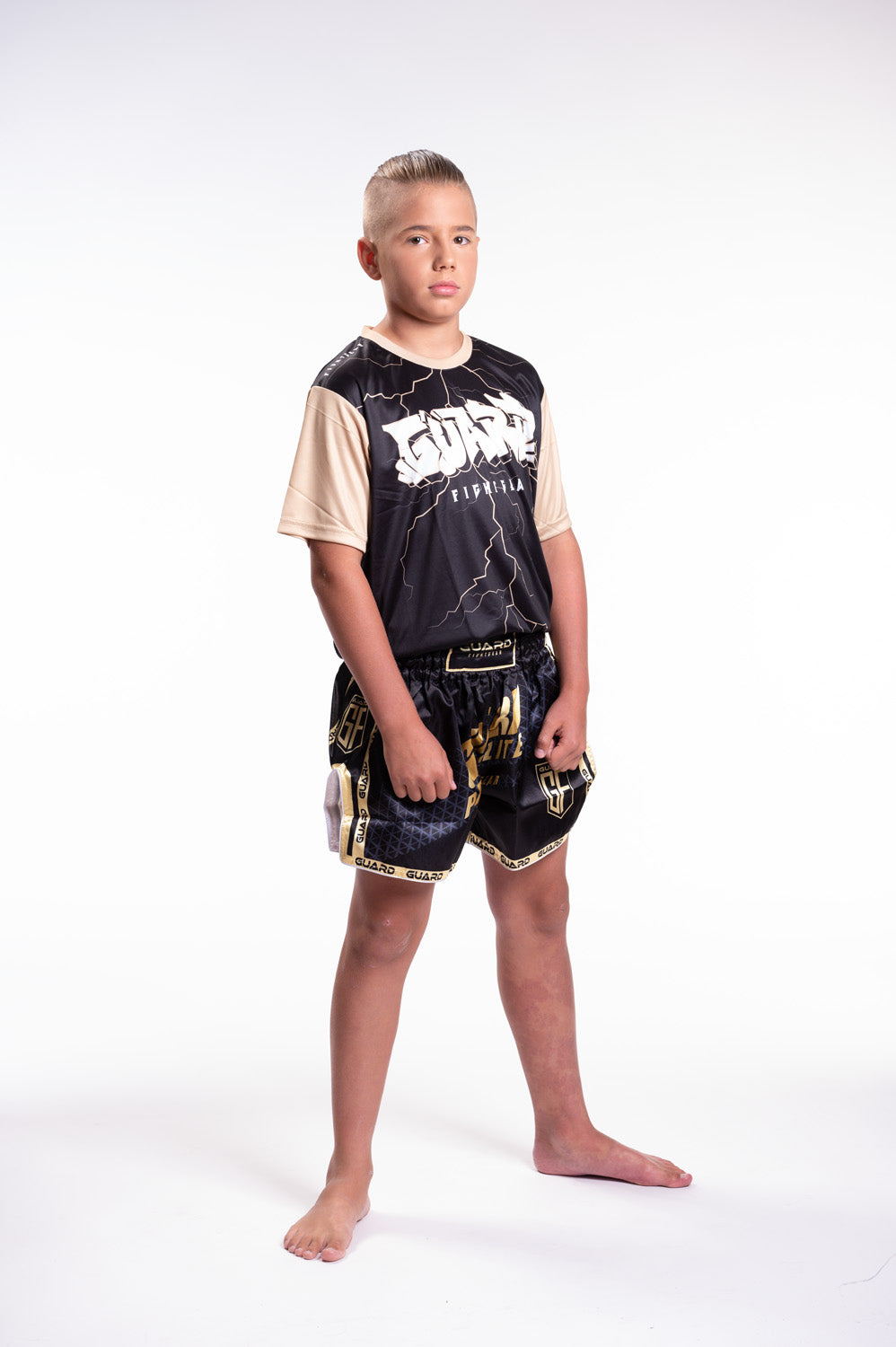 Guard-Fightgear Goud/Zwart Cool Dry Fit T-shirt