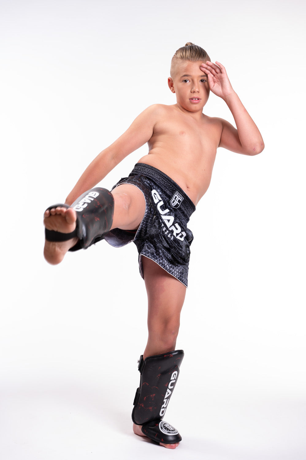 Kids PU Spartaanse Scheenbeschermers Graffiti Style