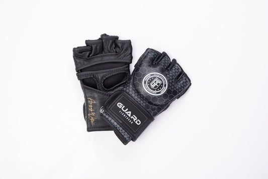 Hexa LEREN MMA Gloves Zwart
