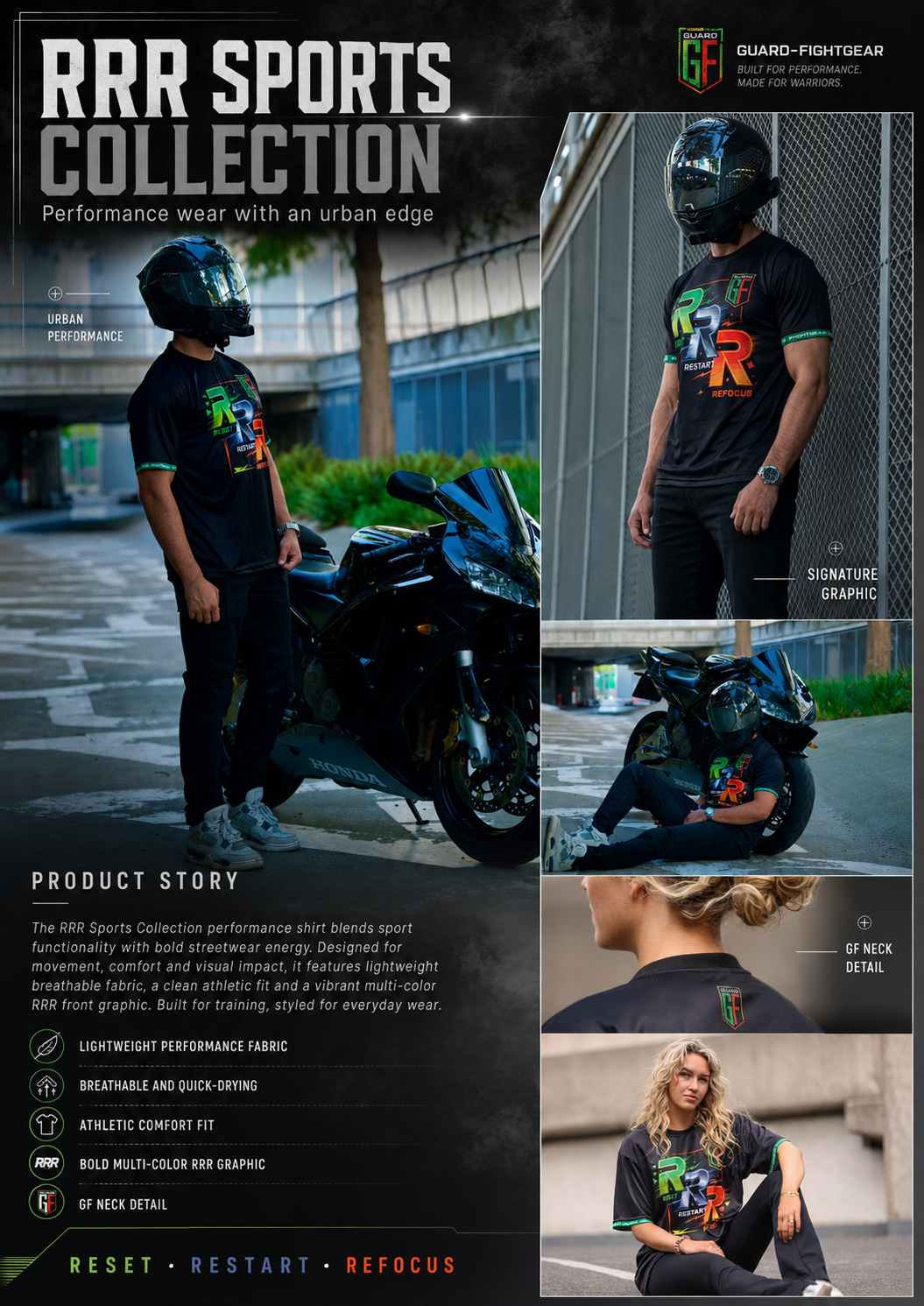 RRR Limited Drop — Oversized T-Shirts & Premium Sport Shirts