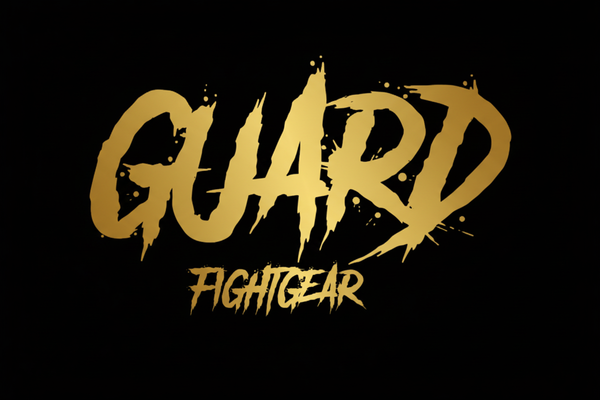 Guard Fightgear Gold Logo Black Background