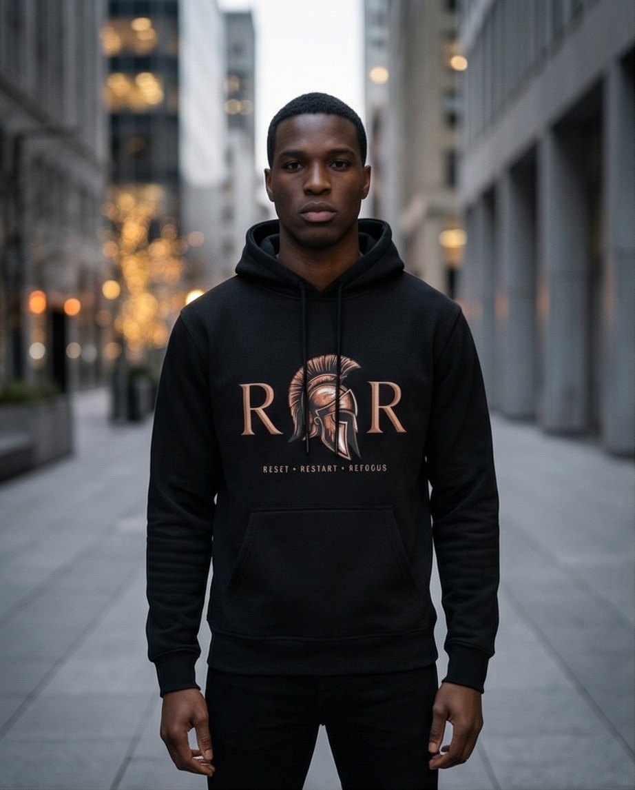 RRR Warrior Hoodie | Onyx Black