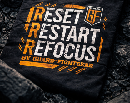 RRR Focus Hoodie | Onyx Black & Amber Gold