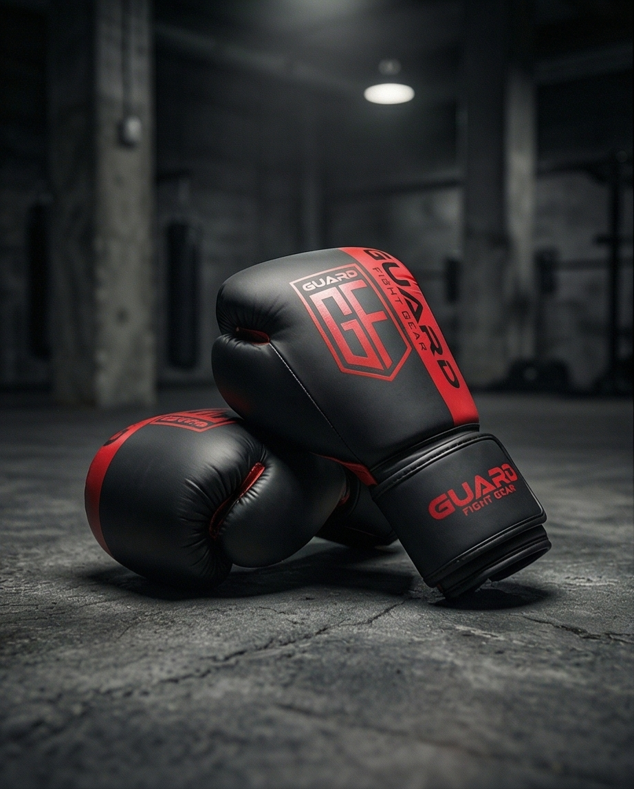 Crimson Impact PU Boxing Gloves