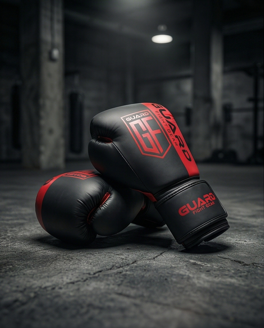 Crimson Impact PU Boxing Gloves