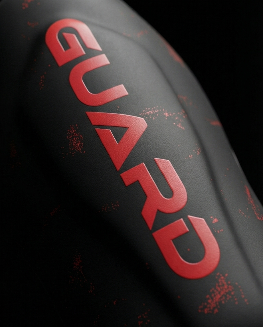 Guard Youth ShinGuards – Shadow Red (🔻 Outlet deal – last pieces (when it's gone, it's gone)