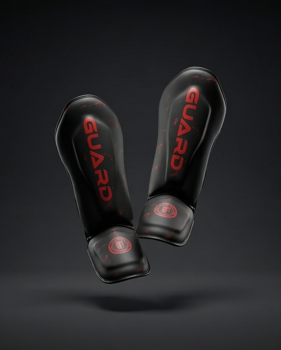 Guard Youth ShinGuards – Shadow Red (🔻 Outlet deal – last pieces (when it's gone, it's gone)