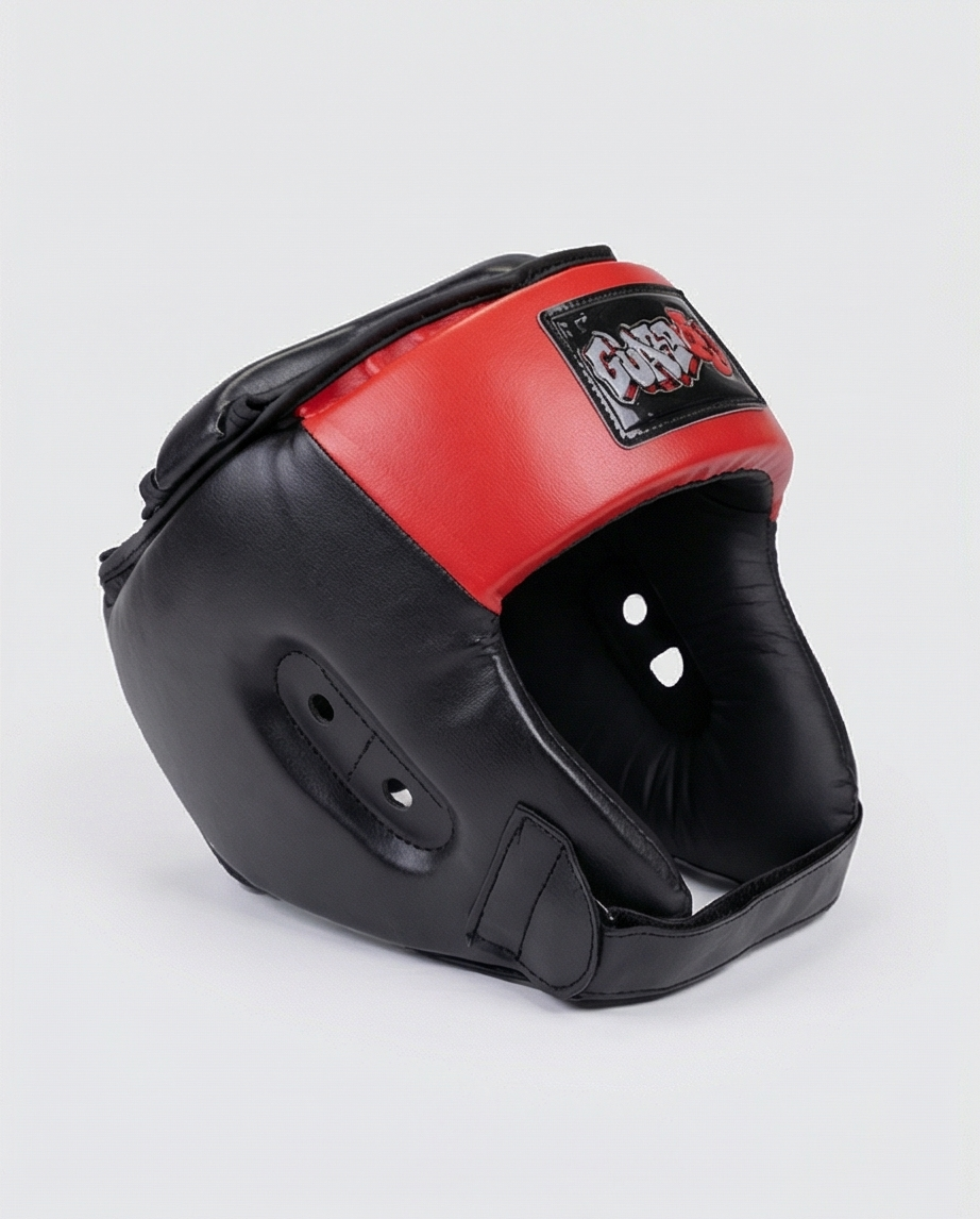 Kids Headguard Red/Black Graffiti Style