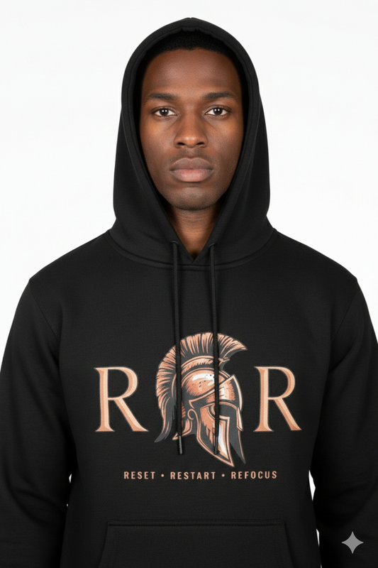 RRR Warrior Hoodie | Onyx Black