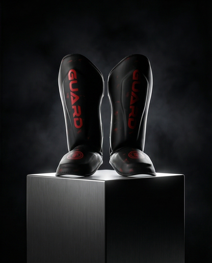 Guard Youth ShinGuards – Shadow Red (🔻 Outlet deal – last pieces (when it's gone, it's gone)