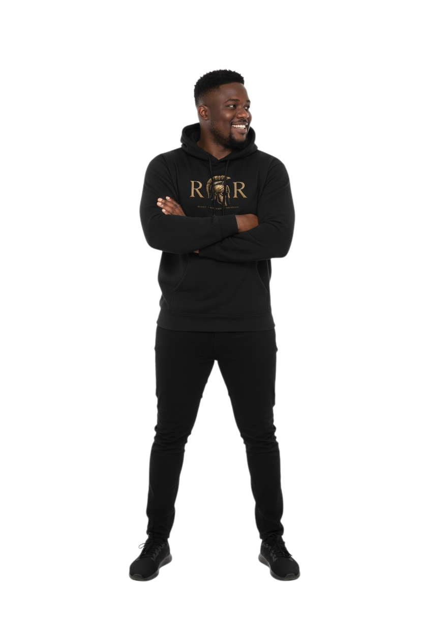 RRR Warrior Hoodie | Onyx Black
