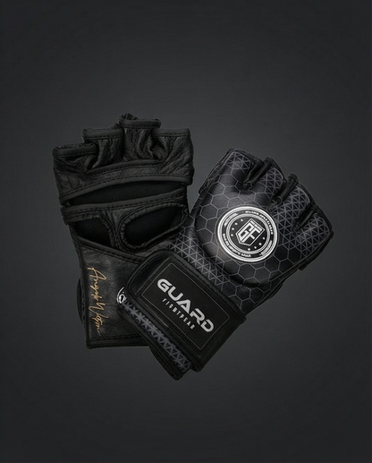 Hexa Pro Leren Mma Gloves Zwart