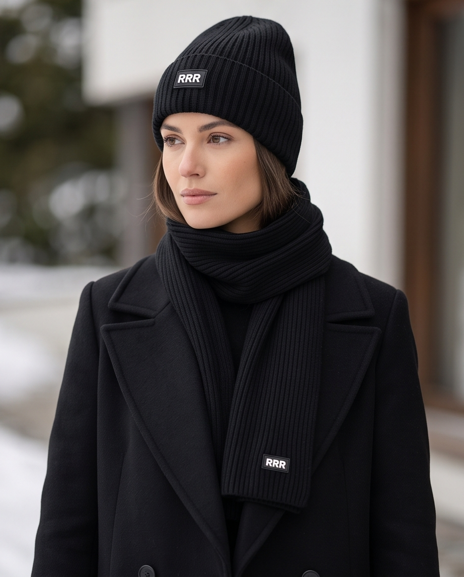 RRR Premium Rib Knit Scarf